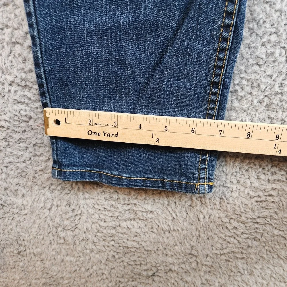 Levi's 511‎ Jeans Womens 20 Reg (Fits 31x30) Blue Stretch Mid Rise Straight Leg